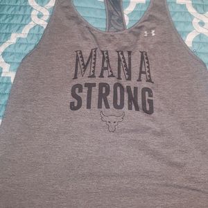 Womens UA X project Rock Mana Strong Tank